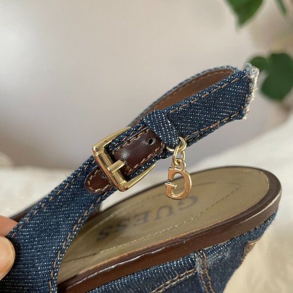 GUESS Denim Wedges - Picture 3 of 6